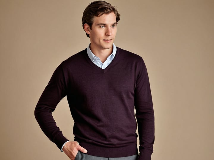 Merino-Wool-V-Neck-Sweaters-3