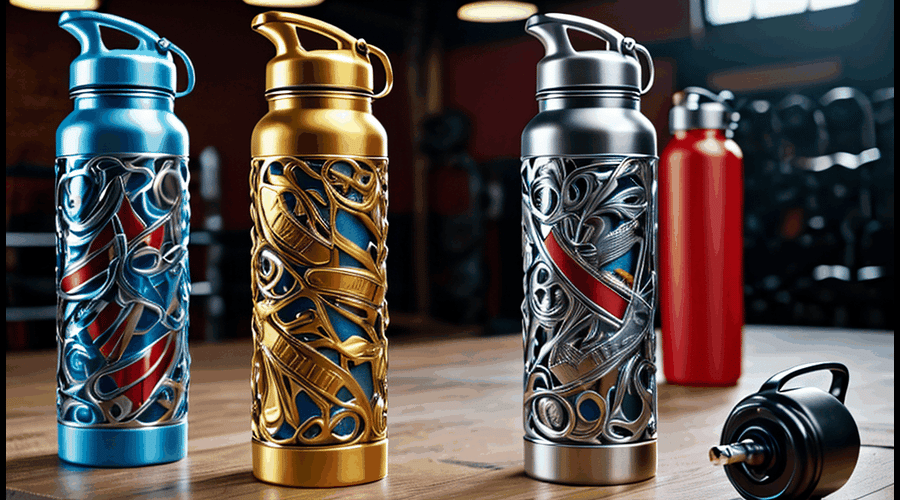 Metal Water Bottles with Straws