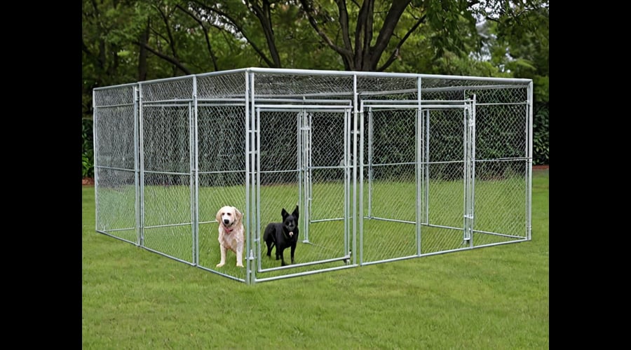 A detailed comparison of metal kennels for dogs, evaluating their durability, size options, and features to help you find the right kennel for your pet.