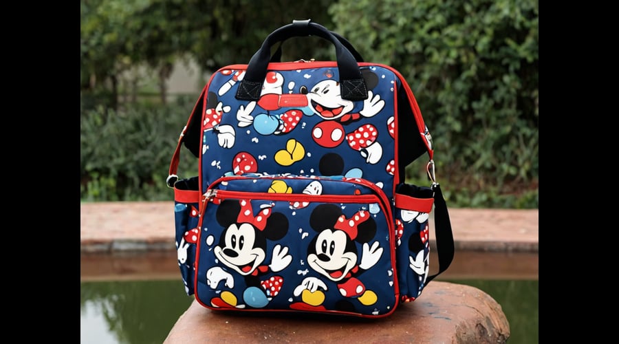 A roundup of the best Mickey Mouse diaper bags featuring cute designs, spacious storage, and practical features for busy parents.