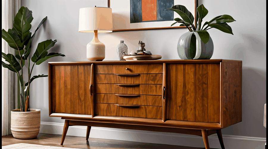 Our Mid Century Credenza guide reviews the best credenzas from top manufacturers, highlighting their distinctive design elements and lasting quality.