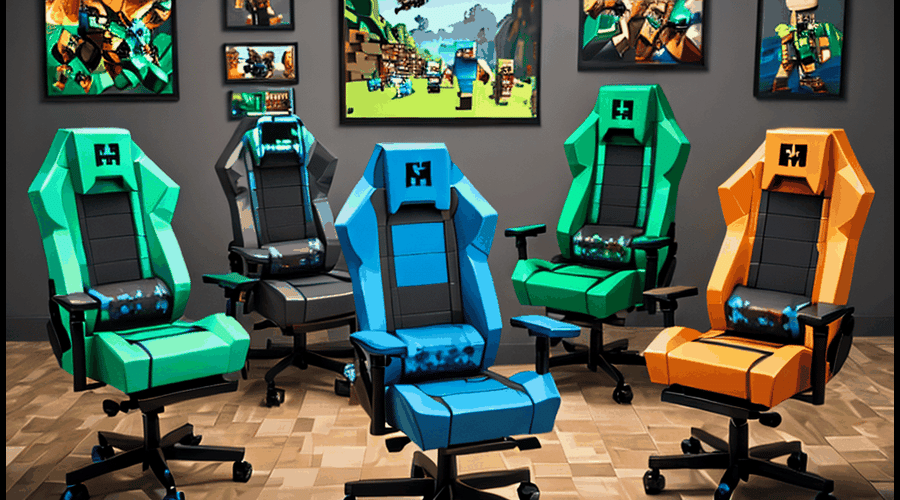 Discover the ultimate Minecraft gaming experience with our handpicked selection of themed gaming chairs. From stylish ergonomic designs to immersive features, enhance your gameplay and enjoy longer sessions in comfort and style.