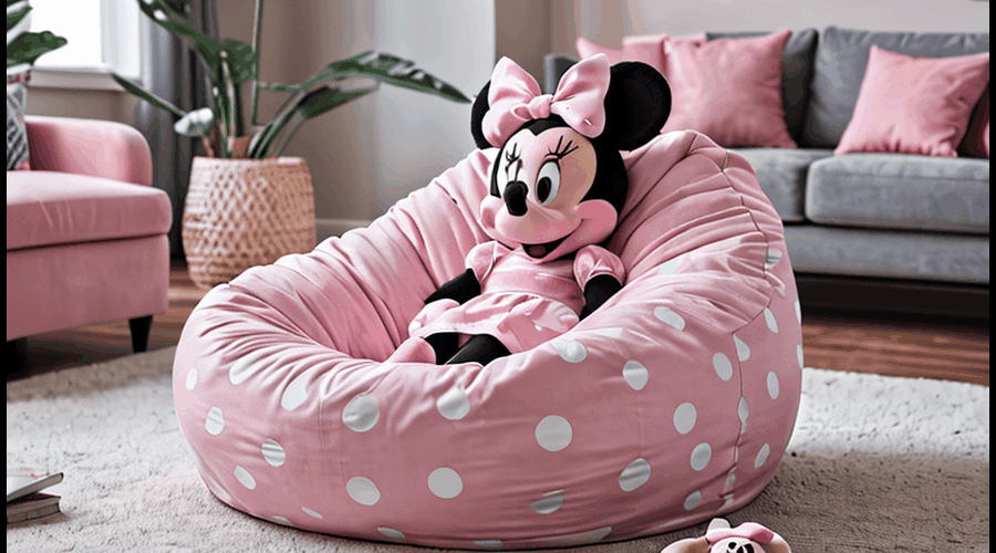Our Minnie Mouse bean bag chair roundup features the best Minnie-themed bean bag chairs available, comparing designs, sizes, and quality to help you find the perfect match.