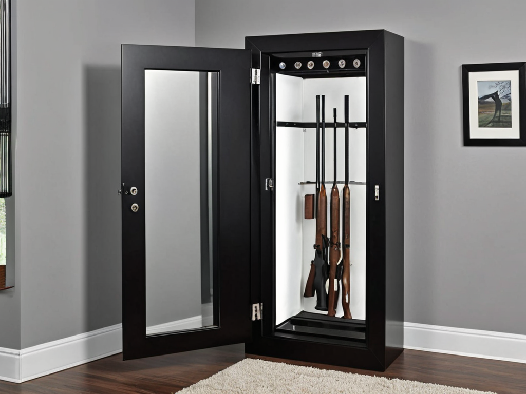 Mirror Gun Safes-3