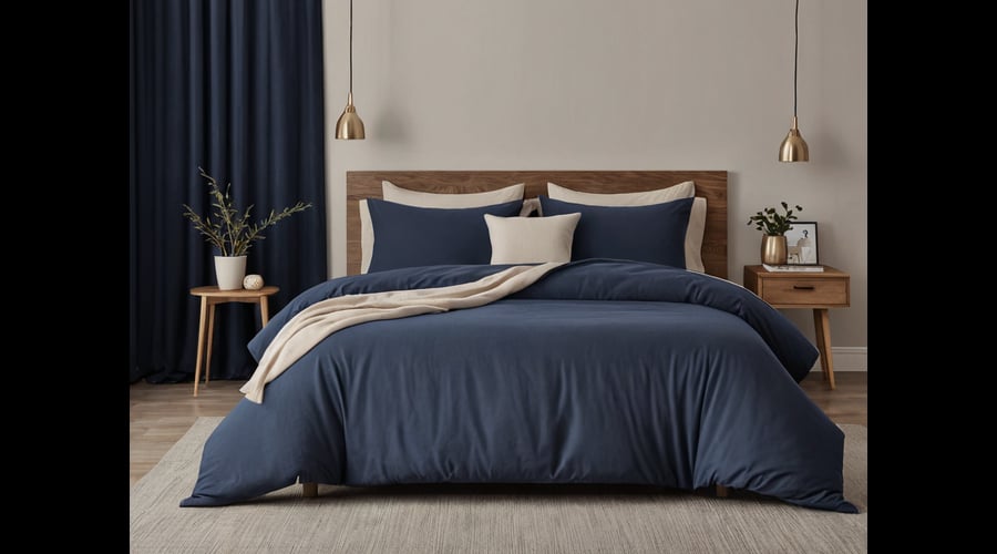 Discover the most stunning navy blue bedding options that will infuse your bedroom with a bold and serene color palette, perfect for creating a cozy and elegant sleep sanctuary.
