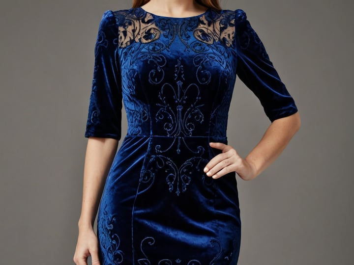 Navy-Blue-Velvet-Dress-6