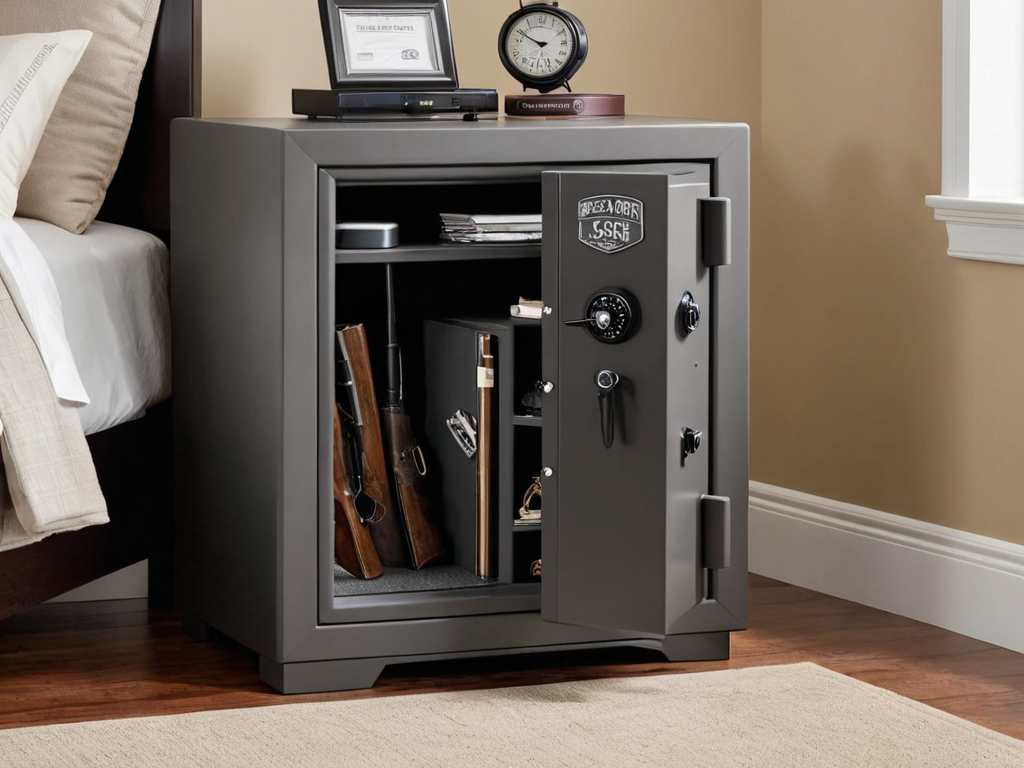 Nightstand Gun Safes-3