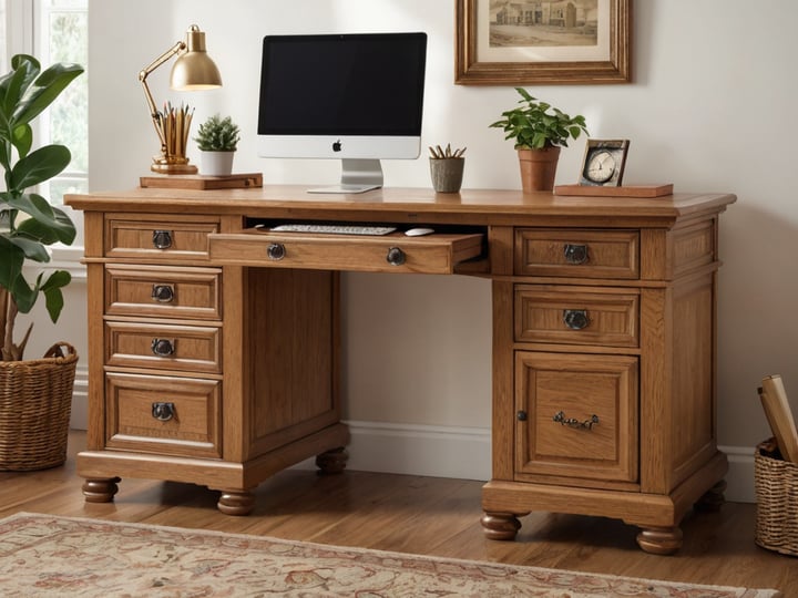 Oak-Desk-With-Drawers-6