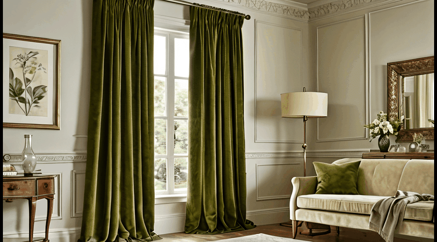 Explore a selection of stunning olive green curtains, perfect for adding a touch of serenity and sophistication to your home decor.