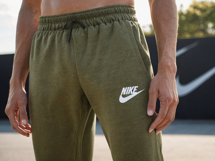 Olive-Green-Nike-Sweatpants-2