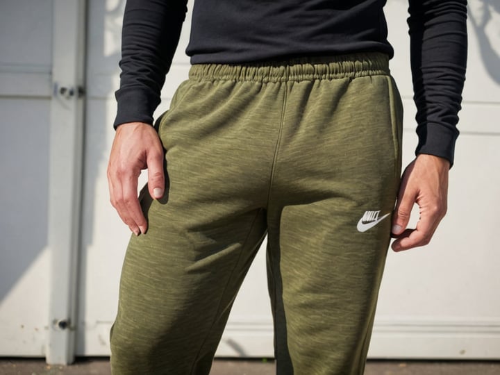Olive-Green-Nike-Sweatpants-4