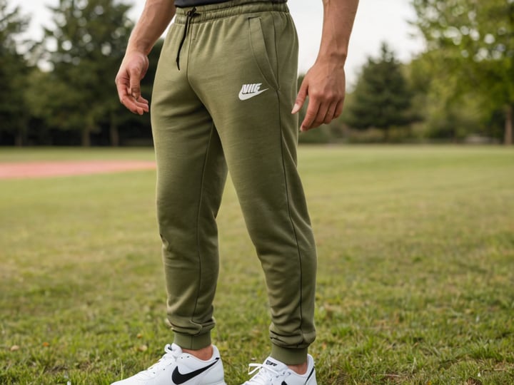 Olive-Green-Nike-Sweatpants-6