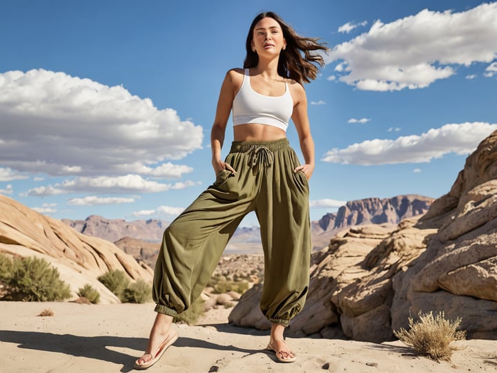Olive-Green-Parachute-Pants-2