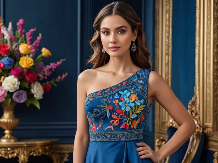 One-Shoulder-Blue-Dresses-2