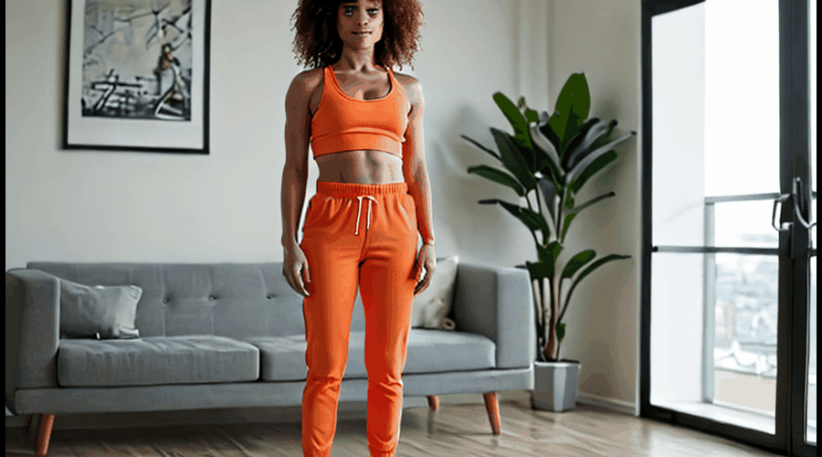 Orange Joggers Womens
