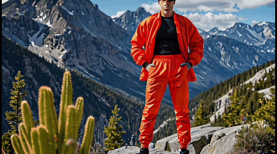Orange Parachute Pants