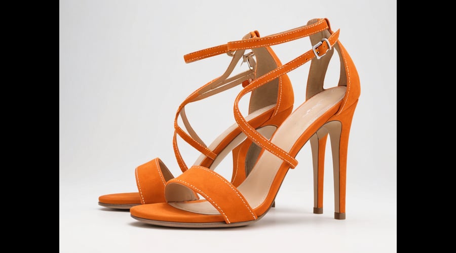 Looking for the perfect pair of orange strappy heels? Our curated selection features elegant designs from top fashion brands, perfect for adding a pop of color to any outfit.