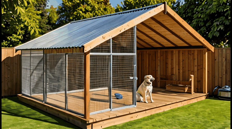 Explore top-rated outdoor dog kennels featuring built-in roofs, providing shelter and protection for your furry friend while enjoying the great outdoors.