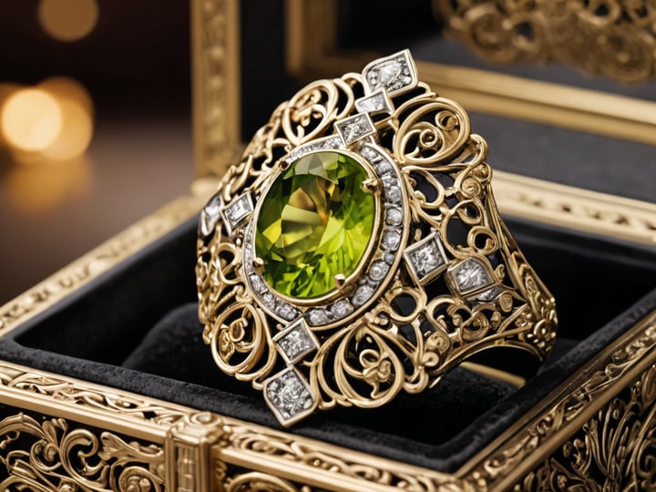 Peridot-And-Diamond-Ring-4