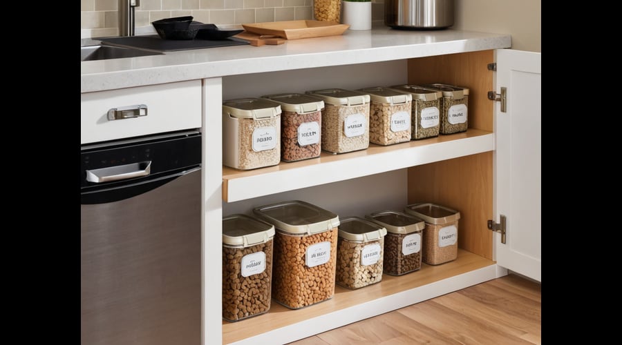 Explore the top pet food storage containers on the market, designed to keep your pet's food fresh and your kitchen organized, ensuring a convenient and hygienic feeding experience.