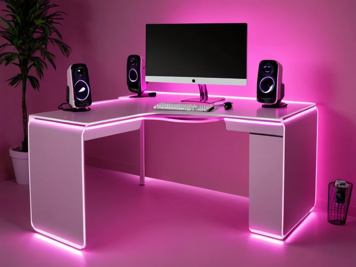 Pink Gaming Desks-2