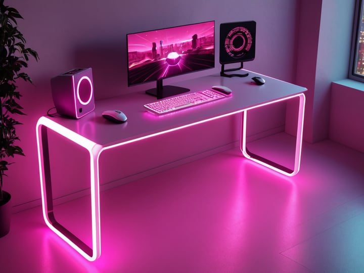 Pink Gaming Desks-4