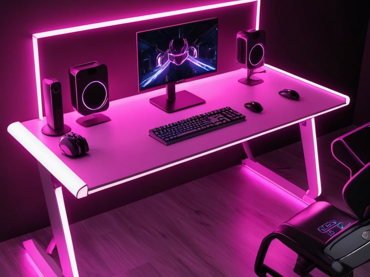 Pink Gaming Desks-6