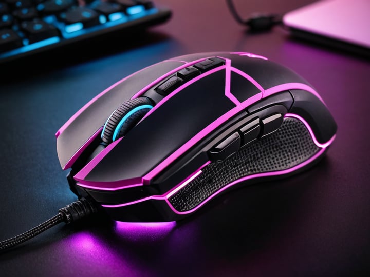 Pink Gaming Mouse-3