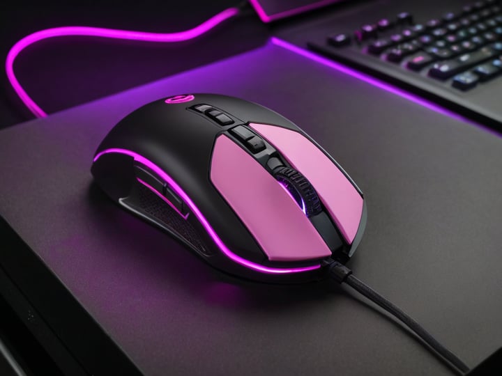 Pink Gaming Mouse-6