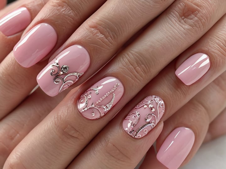Pink-Acrylic-Nails-4