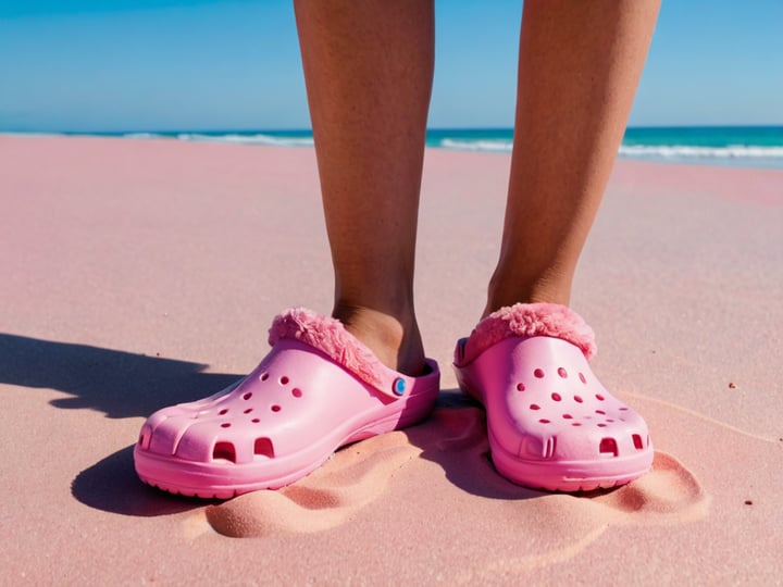 Pink-Crocs-With-Fur-5