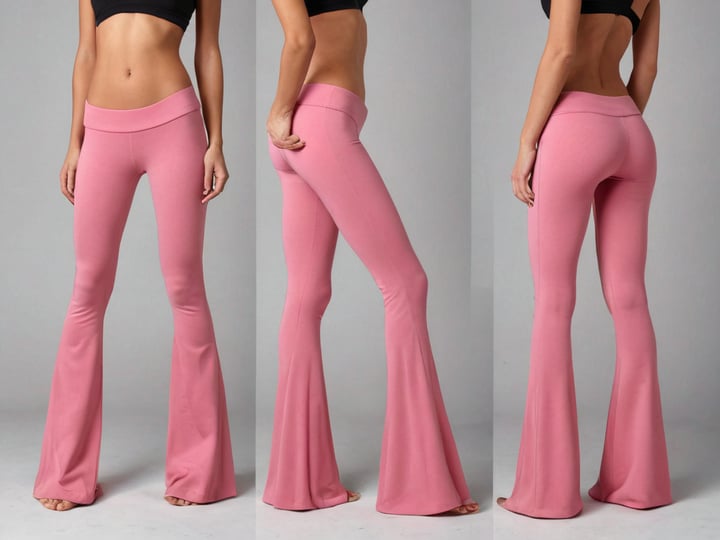 Pink-Foldover-Flare-Leggings-5