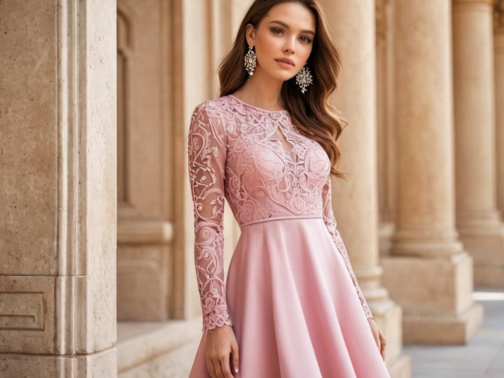 Pink-Long-Sleeve-Dresses-6