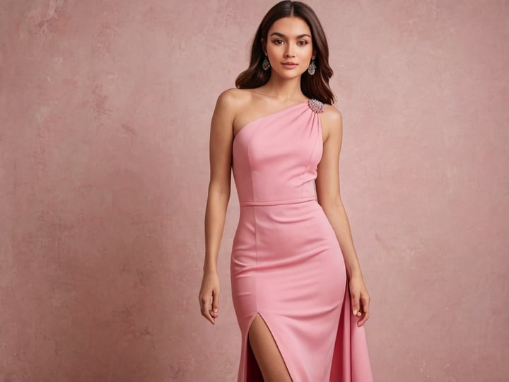 Pink-One-Shoulder-Dresses-3