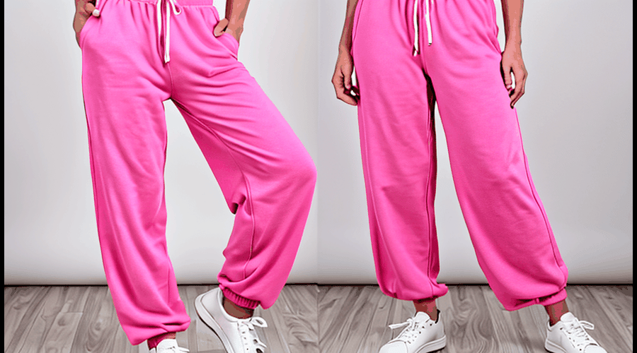 Pink Wide Leg Sweatpants