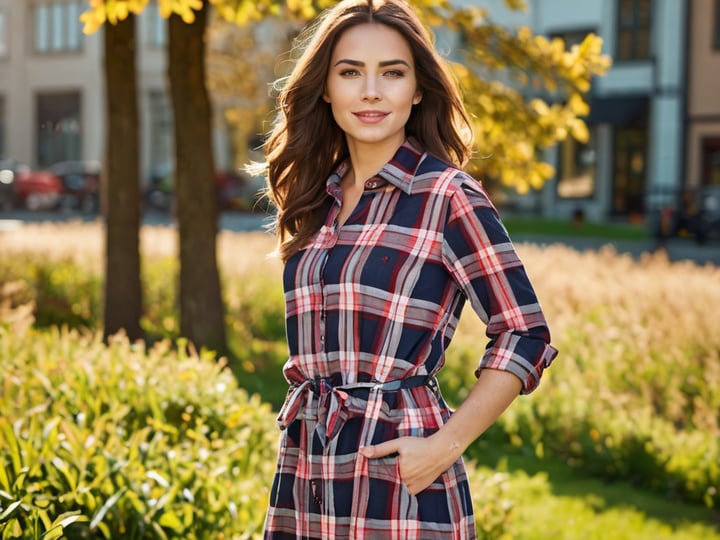 Plaid-Shirt-Dress-3