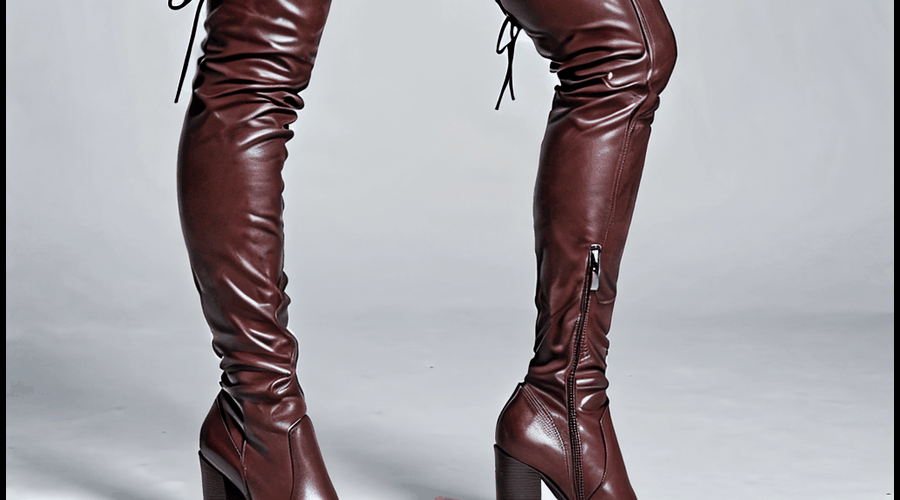 Fashionable thigh-high boots by Pleaser. Our roundup details the brand's popular styles, featuring high-quality leather construction and stylish designs.