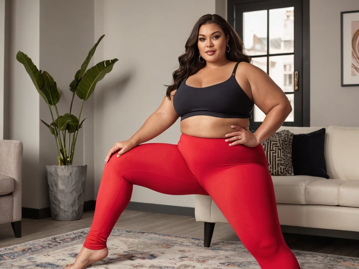 Plus-Size-Red-Leggings-3