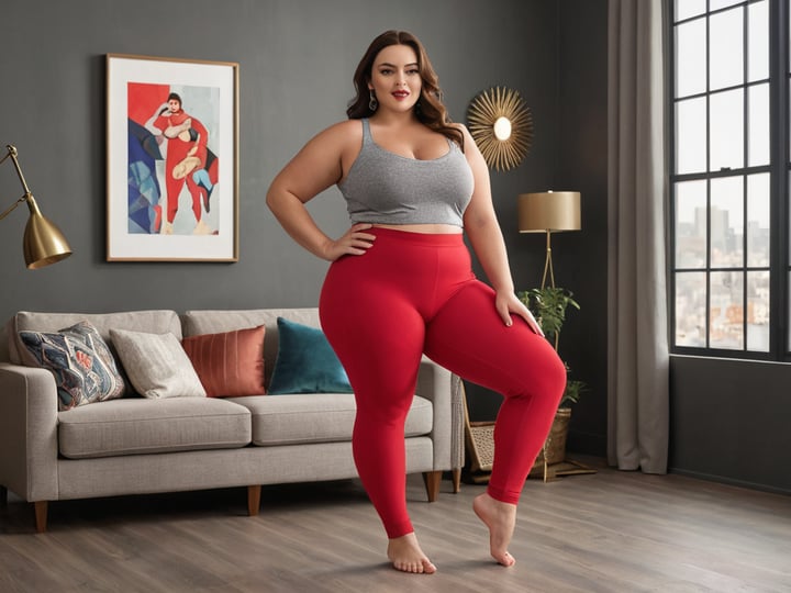 Plus-Size-Red-Leggings-4