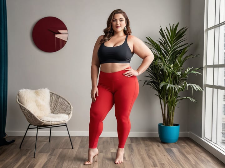 Plus-Size-Red-Leggings-5