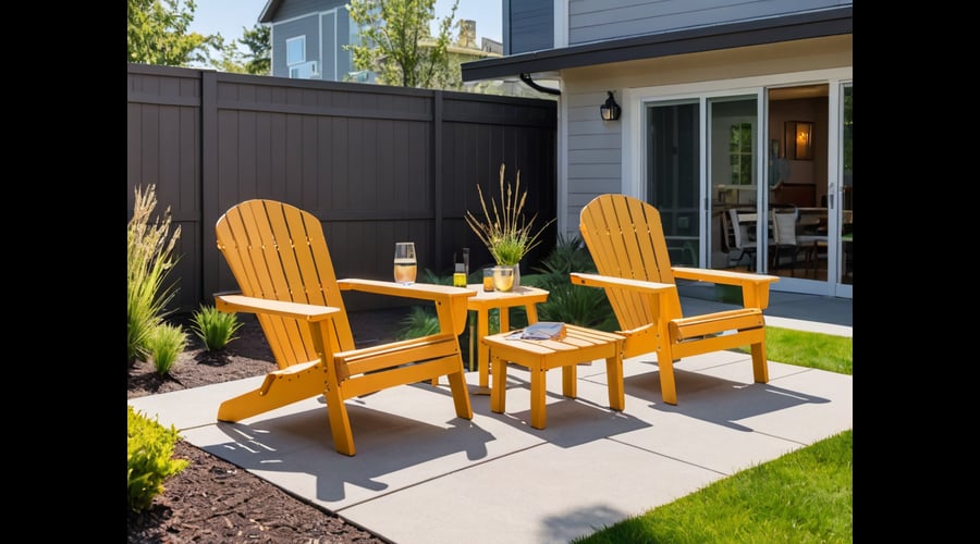 Explore the top modern Adirondack chairs made of durable polywood material, designed for comfort and style, perfect for your outdoor living space.