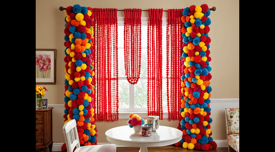 Explore the latest trends in home decor with our roundup of pom pom curtains, featuring a variety of stylish and functional options for adding a touch of whimsy to your living space.