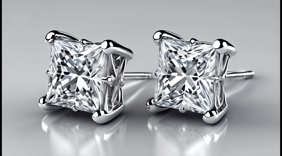 Find the perfect princess cut diamond earrings that match your style and budget with our comparison of top-rated options.
