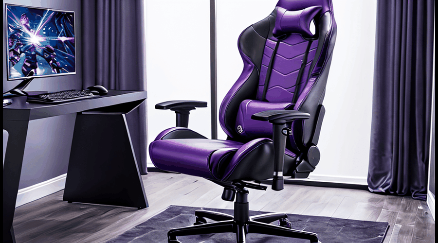 Discover the best purple gaming chairs available in the market. Our review uncovers the top options for ergonomic design, superior comfort, and stylish aesthetics for your gaming setup. Choose the right chair that offers optimal support during extended gaming sessions.