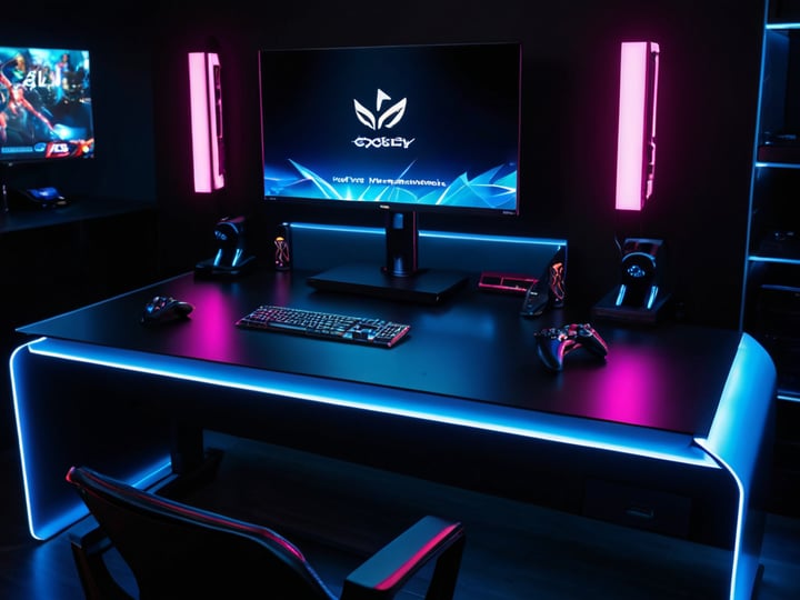 Purple Gaming Desks-2