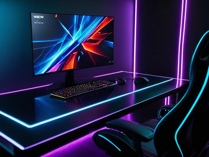 Purple Gaming Desks-3