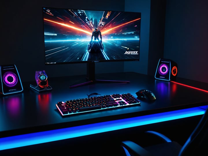 Purple Gaming Desks-4