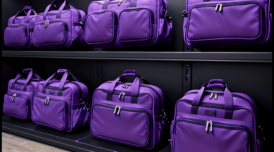 Purple Gym Bags