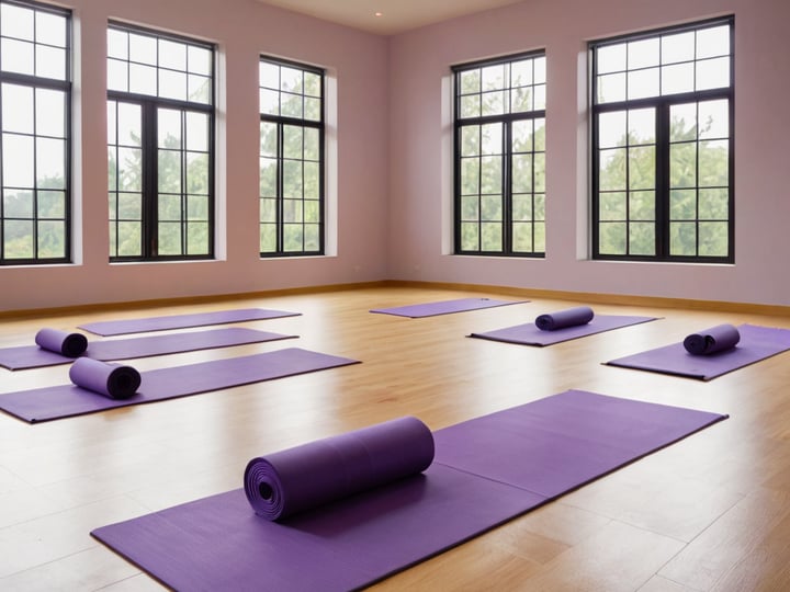 Purple Yoga Mats-3