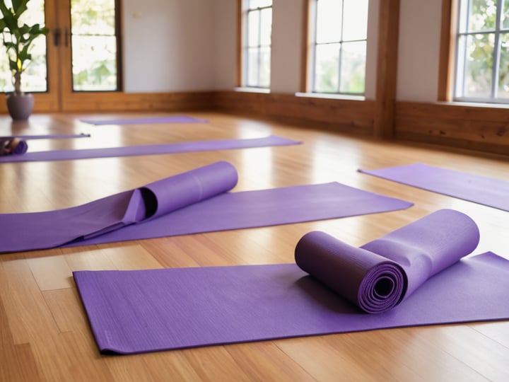 Purple Yoga Mats-4